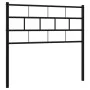 Cabecero de metal negro 75 cm de , Cabeceros y pies de cama - Ref: Foro24-355685, Precio: 18,48 €, Descuento: %