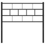 Black metal headboard 75 cm by , Headboards and footboards - Ref: Foro24-355685, Price: 18,72 €, Discount: %