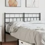 Cabecero de metal negro 135 cm de , Cabeceros y pies de cama - Ref: Foro24-355691, Precio: 31,31 €, Descuento: %
