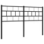 Kopfteil aus schwarzem Metall, 135 cm von , Kopf- und Fußteile - Ref: Foro24-355691, Preis: 31,30 €, Rabatt: %