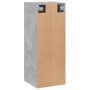 Betongrauer Wandschrank aus Holzwerkstoff, 34,5 x 34 x 90 cm von , Sideboards - Ref: Foro24-835022, Preis: 41,16 €, Rabatt: %