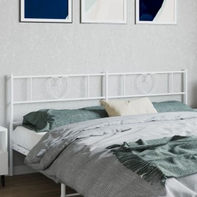 Kopfteil aus weißem Metall, 180 cm von , Kopf- und Fußteile - Ref: Foro24-355548, Preis: 38,68 €, Rabatt: %