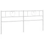 Kopfteil aus weißem Metall, 180 cm von , Kopf- und Fußteile - Ref: Foro24-355548, Preis: 37,41 €, Rabatt: %