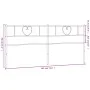 Kopfteil aus weißem Metall, 180 cm von , Kopf- und Fußteile - Ref: Foro24-355548, Preis: 37,41 €, Rabatt: %