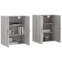 Armarios de pared 2 uds madera de ingeniería gris Sonoma de , Aparadores - Ref: Foro24-3197895, Precio: 137,25 €, Descuento: %
