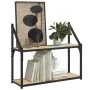 Sonoma oak engineered wood wall shelf 60x21x51 cm by , Shelves and shelves - Ref: Foro24-835460, Price: 28,80 €, Discount: %