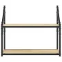 Estantería de pared madera ingeniería roble Sonoma 60x21x51 cm de , Estantes y estanterías - Ref: Foro24-835460, Precio: 28,8...