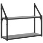 Estantería de pared madera ingeniería gris Sonoma 60x21x51 cm de , Estantes y estanterías - Ref: Foro24-835462, Precio: 24,94...