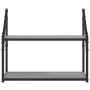 Estantería de pared madera ingeniería gris Sonoma 60x21x51 cm de , Estantes y estanterías - Ref: Foro24-835462, Precio: 24,94...