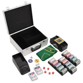 Poker Chip Set 300 Pieces 11.5g by , Poker cases and chips - Ref: Foro24-80411, Price: 58,09 €, Discount: %