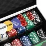 Juego de fichas de póker 300 piezas 11,5 g de , Estuches y fichas de póquer - Ref: Foro24-80411, Precio: 60,16 €, Descuento: %