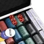 Juego de fichas de póker 600 piezas 4 g de , Estuches y fichas de póquer - Ref: Foro24-80413, Precio: 67,24 €, Descuento: %