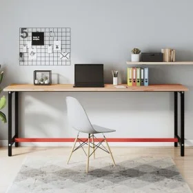 Solid beech wood desk board 220x55x2.5 cm by , Table tops - Ref: Foro24-356098, Price: 147,08 €, Discount: %