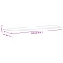 Tablero de escritorio madera maciza de haya 220x55x2,5 cm de , Tableros para mesas - Ref: Foro24-356098, Precio: 200,09 €, De...