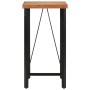 Hochtisch aus Eisen und massivem Akazienholz, 55 x 55 x 107 cm von , Küchen- und Esstische - Ref: Foro24-356369, Preis: 183,9...
