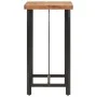 Hochtisch aus Eisen und massivem Akazienholz, 55 x 55 x 107 cm von , Küchen- und Esstische - Ref: Foro24-356369, Preis: 183,8...