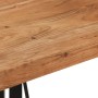 Hochtisch aus Eisen und massivem Akazienholz, 55 x 55 x 107 cm von , Küchen- und Esstische - Ref: Foro24-356369, Preis: 183,9...