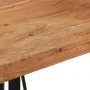 Hochtisch aus Eisen und massivem Akazienholz, 55 x 55 x 107 cm von , Küchen- und Esstische - Ref: Foro24-356369, Preis: 183,8...