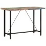 Iron and solid recycled wood high table 150x70x107 cm by , Kitchen and dining tables - Ref: Foro24-356374, Price: 269,84 €, D...