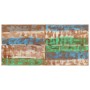 Hochtisch aus Eisen und massivem Recyclingholz, 150 x 70 x 107 cm von , Küchen- und Esstische - Ref: Foro24-356374, Preis: 27...