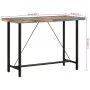 Iron and solid recycled wood high table 150x70x107 cm by , Kitchen and dining tables - Ref: Foro24-356374, Price: 269,84 €, D...