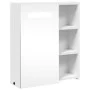 Badezimmerschrank mit Spiegel und weißem LED-Licht 45x13x52 cm von , Badezimmerwaschtische - Ref: Foro24-357965, Preis: 76,61...