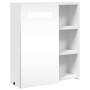 Mueble de baño con espejo y luz LED blanco 45x13x52 cm de , Tocadores de baño - Ref: Foro24-357965, Precio: 77,84 €, Descuent...
