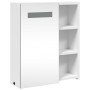 Mueble de baño con espejo y luz LED blanco 45x13x52 cm de , Tocadores de baño - Ref: Foro24-357965, Precio: 77,84 €, Descuent...