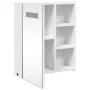 Badezimmerschrank mit Spiegel und weißem LED-Licht 45x13x52 cm von , Badezimmerwaschtische - Ref: Foro24-357965, Preis: 76,61...