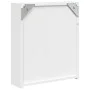 Badezimmerschrank mit Spiegel und weißem LED-Licht 45x13x52 cm von , Badezimmerwaschtische - Ref: Foro24-357965, Preis: 76,61...