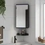 Mueble de baño de esquina con espejo gris 30x24x60 cm de , Tocadores de baño - Ref: Foro24-357978, Precio: 122,32 €, Descuent...