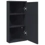 Mueble de baño de esquina con espejo gris 30x24x60 cm de , Tocadores de baño - Ref: Foro24-357978, Precio: 122,32 €, Descuent...