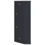 Mueble de baño de esquina con espejo gris 30x24x60 cm de , Tocadores de baño - Ref: Foro24-357978, Precio: 122,32 €, Descuent...