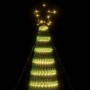 Árbol de Navidad cono de luz 688 LEDs blanco cálido 300 cm