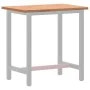 Tablero de banco de trabajo madera maciza de haya 80x55x2,5 cm de , Tableros para mesas - Ref: Foro24-356093, Precio: 72,22 €...