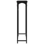 Black engineered wood console table 75x19.5x75 cm by , Side tables - Ref: Foro24-834135, Price: 36,07 €, Discount: %