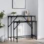 Console tables 2 units black engineered wood by , Side tables - Ref: Foro24-834140, Price: 55,45 €, Discount: %