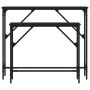 Mesas consolas 2 unidades madera de ingeniería negra de , Mesas auxiliares - Ref: Foro24-834140, Precio: 55,45 €, Descuento: %