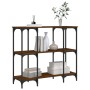 Konsolentisch aus eichenbraunem Holzwerkstoff, 102 x 35 x 90 cm von , Seitentische - Ref: Foro24-834149, Preis: 65,17 €, Raba...