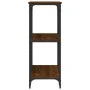 Konsolentisch aus eichenbraunem Holzwerkstoff, 102 x 35 x 90 cm von , Seitentische - Ref: Foro24-834149, Preis: 64,35 €, Raba...