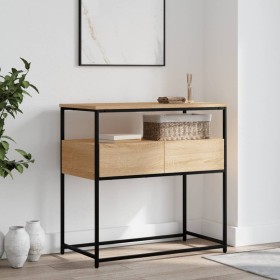 Sonoma oak engineered wood console table 75x40x75 cm by , Side tables - Ref: Foro24-834156, Price: 70,49 €, Discount: %