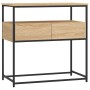 Mesa consola madera de ingeniería roble Sonoma 75x40x75 cm de , Mesas auxiliares - Ref: Foro24-834156, Precio: 70,49 €, Descu...