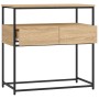 Mesa consola madera de ingeniería roble Sonoma 75x40x75 cm de , Mesas auxiliares - Ref: Foro24-834156, Precio: 70,49 €, Descu...