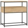 Konsolentisch aus Sonoma-Eichenholzwerkstoff, 75 x 40 x 75 cm von , Seitentische - Ref: Foro24-834156, Preis: 70,49 €, Rabatt: %