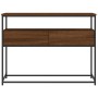 Oak brown engineered wood console table 100x40x75 cm by , Side tables - Ref: Foro24-834154, Price: 82,99 €, Discount: %