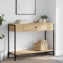 Konsolentisch aus Sonoma-Eichenholzwerkstoff, 100 x 34,5 x 75 cm von , Seitentische - Ref: Foro24-834161, Preis: 66,20 €, Rab...