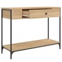 Sonoma oak engineered wood console table 100x34.5x75 cm by , Side tables - Ref: Foro24-834161, Price: 66,20 €, Discount: %
