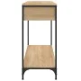 Sonoma oak engineered wood console table 100x34.5x75 cm by , Side tables - Ref: Foro24-834161, Price: 63,33 €, Discount: %