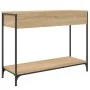 Sonoma oak engineered wood console table 100x34.5x75 cm by , Side tables - Ref: Foro24-834161, Price: 63,33 €, Discount: %