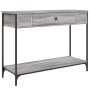 Sonoma gray engineered wood console table 100x34.5x75 cm by , Side tables - Ref: Foro24-834163, Price: 69,79 €, Discount: %